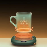Electric Coffee Cup Warmer Mat with Mug